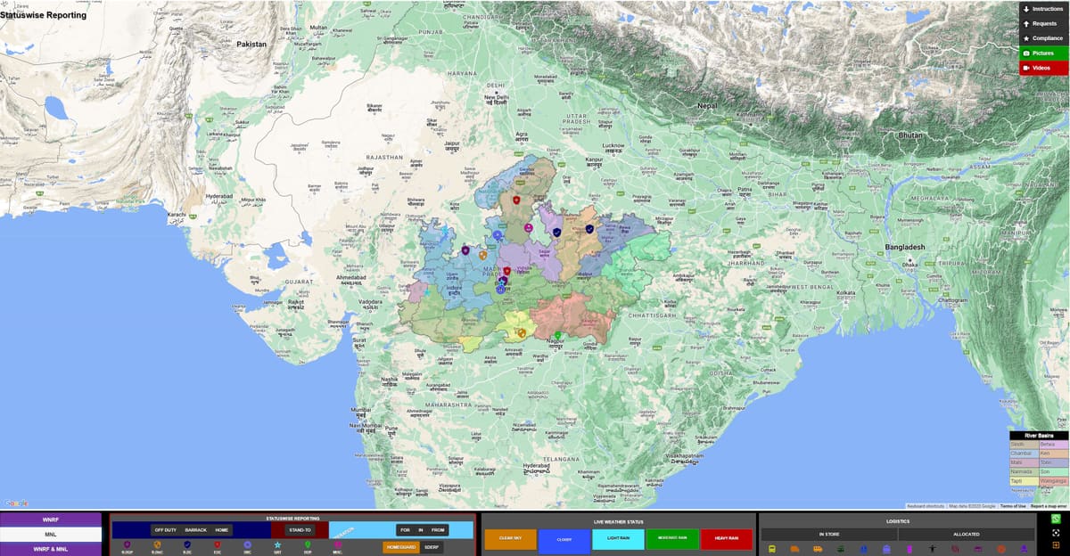 MP Homeguard disaster relief command centre application
