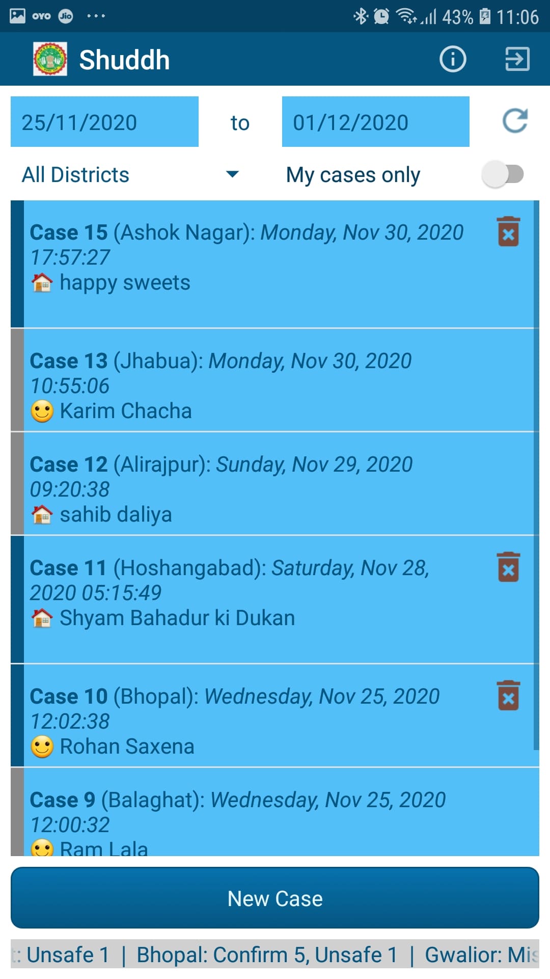 Shuddh mobile food testing app for MPFDA